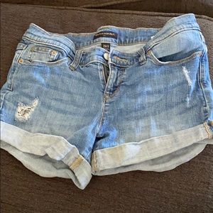 Denim shorts